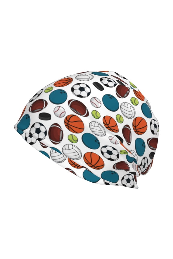 Color Balls Beanie for Men Women Knitted Unisex Winter Hat Beanies Cap Knit Cuffed Beanies Hats