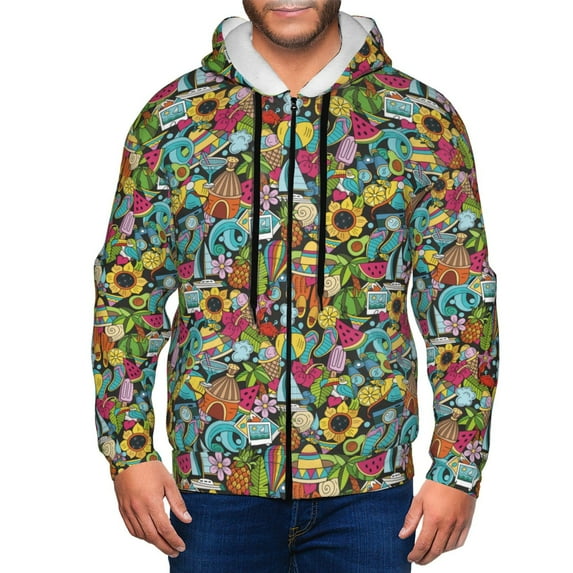 Naloa Color Summer Men’s Hoodies, Zip up Hoodie, Sweatshirts,Hoodies for Men Sizes S-3XL-X-Large