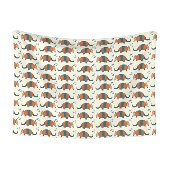 Naloa Colorful Armadillos Dog Blanket, 3 Sizes Cat Blanket for Indoor Cats Large Medium Small Dog Gifts-Small