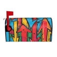 thumbnail image 1 of Naloa Colorful Arrow Graffiti Pattern Mailbox Covers Magnetic Post Box Cover Post Letter Box Cover Garden Decor-25.5x21 in, 1 of 8