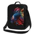 thumbnail image 1 of Naloa Colorful Betta Fish Lunch box Lunch bag for men women Large capacity Lunchbox Insulated Lunch bag Lunch box cooler, 1 of 7