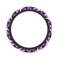thumbnail image 1 of Naloa Colorful Bulldog Elastic Steering Wheel Cover, Auto Steering Wheel Cover – 15 Inch, Fit Suvs,Vans Cars,Trucks, 1 of 6