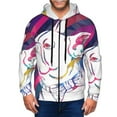 thumbnail image 1 of Naloa Colorful Bulldog Men’s Hoodies, Zip up Hoodie, Sweatshirts,Hoodies for Men Sizes S-3XL-X-Large, 1 of 5