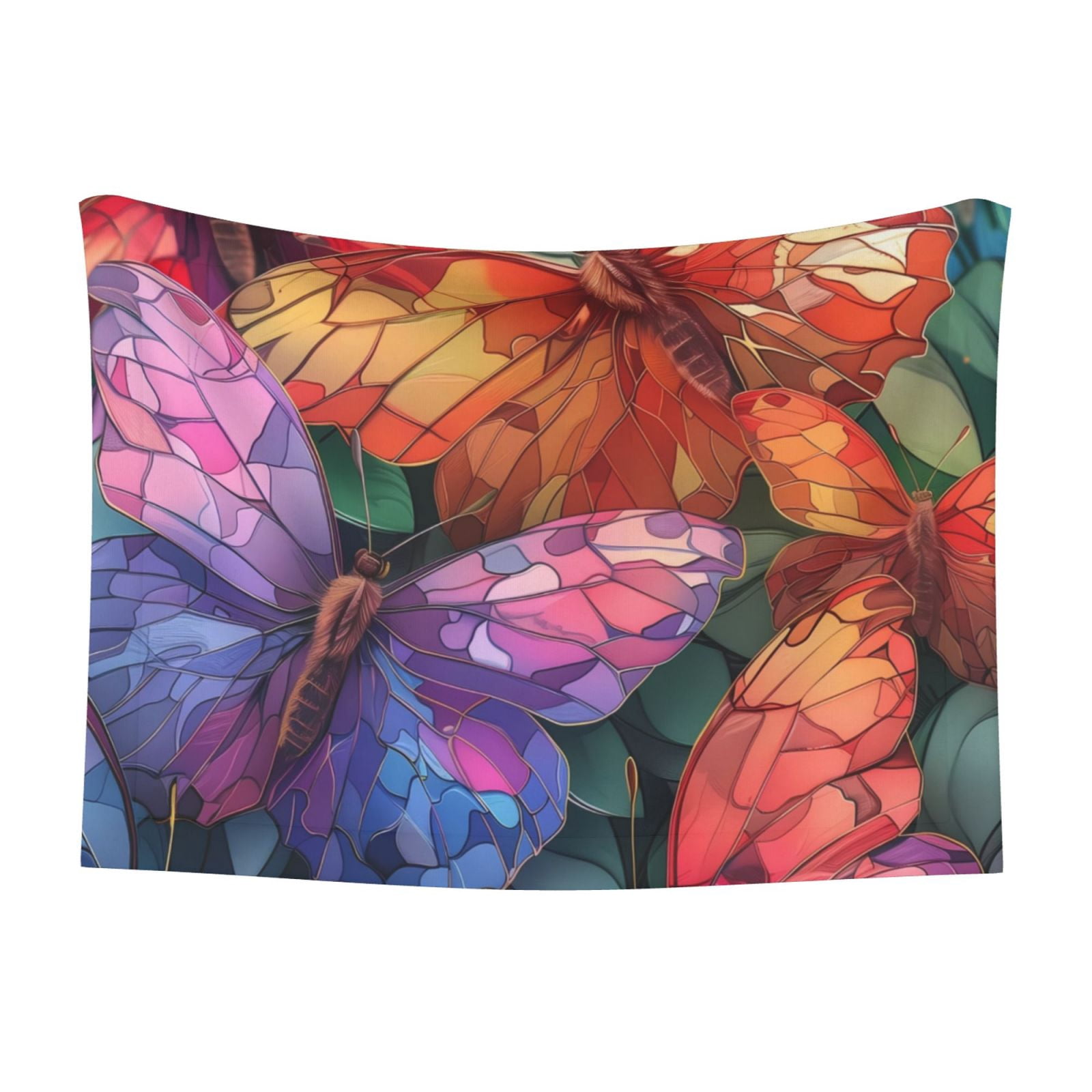 Naloa Colorful Butterfly Cluster Dog Blanket, 3 Sizes Cat Blanket for Indoor Cats Large Medium Small Dog Gifts-Medium