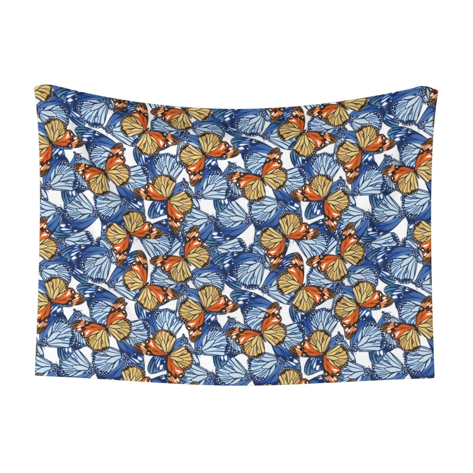 Naloa Colorful Butterfly1 Dog Blanket, 3 Sizes Cat Blanket for Indoor Cats Large Medium Small Dog Gifts-Medium