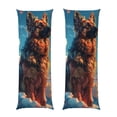 thumbnail image 1 of Naloa Colorful Cloud Shepherd Dog Body Pillow Cover, Pillowcases with Hidden Zipper Breathable Long Pillow Case (Pillows are not included,20x54 inch), 1 of 7