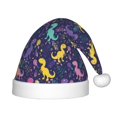 thumbnail image 1 of Naloa Colorful Dinosaur Santa Hat for Kids Baby Christmas Hats,Girls Boys Toddler Plush Xmas Holiday Hat,Luxury Santa Claus Hat, 1 of 1