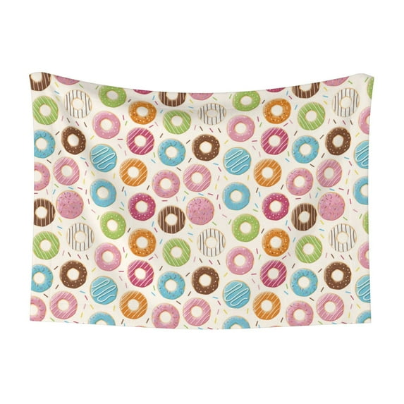 Naloa Colorful Donuts Dog Blanket, 3 Sizes Cat Blanket for Indoor Cats Large Medium Small Dog Gifts-Medium