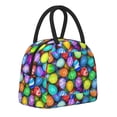 thumbnail image 1 of Naloa Colorful Easter Eggs1 Print Lunch Bag for Women Men,Insulated Lunch Box for Adult,Reusable Lunch Tote Bag for Work, Picnic or Travel, 1 of 6