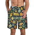 thumbnail image 1 of Naloa Colorful Hippie Men's Beach Shorts, Surfing shorts, Swim trunks, Quick Dry Swim Trunks for Surfing Beach Fun - XX-Large, 1 of 9