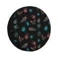 thumbnail image 1 of Naloa Colorful Insect PVC Leather Spare Tire Wheel Cover Spare Tire Cover, for Car Truck SUV Camper Trailer Universal Fit(14-17in)-14 inch, 1 of 6