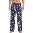 thumbnail image 1 of Naloa Colorful Jellyfish Pajama Pants Men, PJ Bottoms, Sleep & Lounge Pants-Small, 1 of 6
