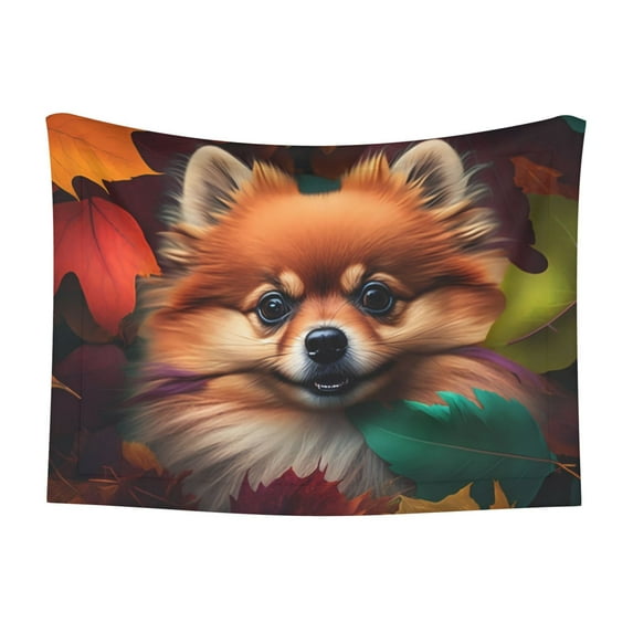 Naloa Colorful Leaf Chihuahua Dog Blanket, 3 Sizes Cat Blanket for Indoor Cats Large Medium Small Dog Gifts-Large