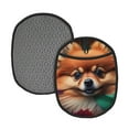 thumbnail image 1 of Naloa Colorful Leaf Chihuahua Silicone Pot Holders, Oven Mitts Heat Resistant Hot Pads, Non Slip Pot Holder for Kitchen Baking and Cooking 9.4 x 7.5 Inches, 1 of 7