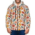 thumbnail image 1 of Naloa Colorful Maple Leaves Men’s Hoodies, Zip up Hoodie, Sweatshirts,Hoodies for Men Sizes S-3XL-Small, 1 of 5