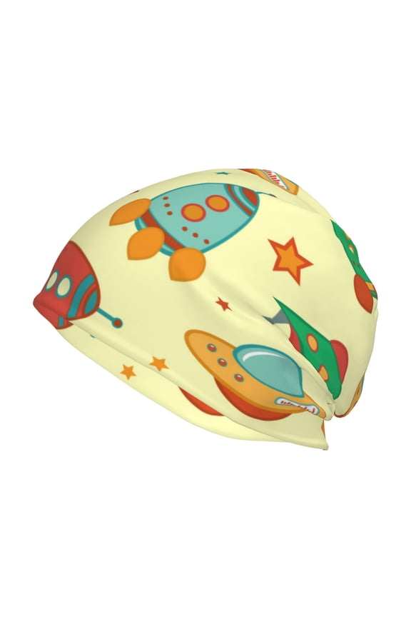 Colorful Outer Space Beanie for Men Women Knitted Unisex Winter Hat Beanies Cap Knit Cuffed Beanies Hats
