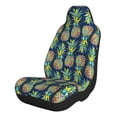 thumbnail image 1 of Naloa Colorful Pineapples Car Seat Covers 2PCs Front Car Seat Covers Universal fit for Most Cars SUVs and Trucks - 1, 1 of 5