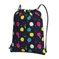thumbnail image 1 of Naloa Colorful Ping Pong Rackets Drawstring Backpack String Bag Cinch Water Resistant for Gym Shopping Sport Yoga, 1 of 6