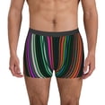 thumbnail image 1 of Naloa Colorful Stripes Mens Underwear - Boxers for Men, Mens Boxer Briefs, Classic Briefs for Men-Small, 1 of 5