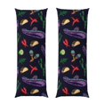 thumbnail image 1 of Naloa Colorful Vintage Cactuses Super Soft 20x60 Body Pillow Case,Long Side Hidden Zipper（PILLOWS ARE NOT INCLUDED）, 1 of 6