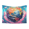 thumbnail image 1 of Naloa Colorful Whimsical Earth Dog Blanket, 3 Sizes Cat Blanket for Indoor Cats Large Medium Small Dog Gifts-Medium, 1 of 8