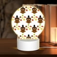 thumbnail image 1 of Naloa Colorful maple leaf owl Acrylic LED Night Light Custom LED Lights Personalized Nightlight Customized Gifts for Family Couples Friends, 1 of 9