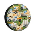 thumbnail image 1 of Naloa Construction Machinery1 PVC Leather Spare Tire Wheel Cover for Car Truck SUV Camper Trailer Universal Fit many size16 inch, 1 of 6
