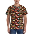 thumbnail image 1 of Naloa Construction Truck Men's T-Shirt Sport T-shirt Men's Basic Tee Casual Men's Shirt, Round Neck, Short Sleeves - Small, 1 of 5