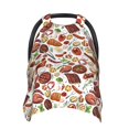 thumbnail image 1 of Naloa Cooking Bbq Baby Car Seat Cover, Breathable Baby Carrier Cover, Multiuse Baby Carrier Cover & Nursing Breastfeeding Cover, 1 of 5