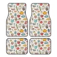 thumbnail image 1 of Naloa Cooking Utensils Car Foot Mat Set of 4 Pieces - Universal Floor Liner Neoprene Full Set Floor Mats for Cars Trucks SUV, 1 of 7