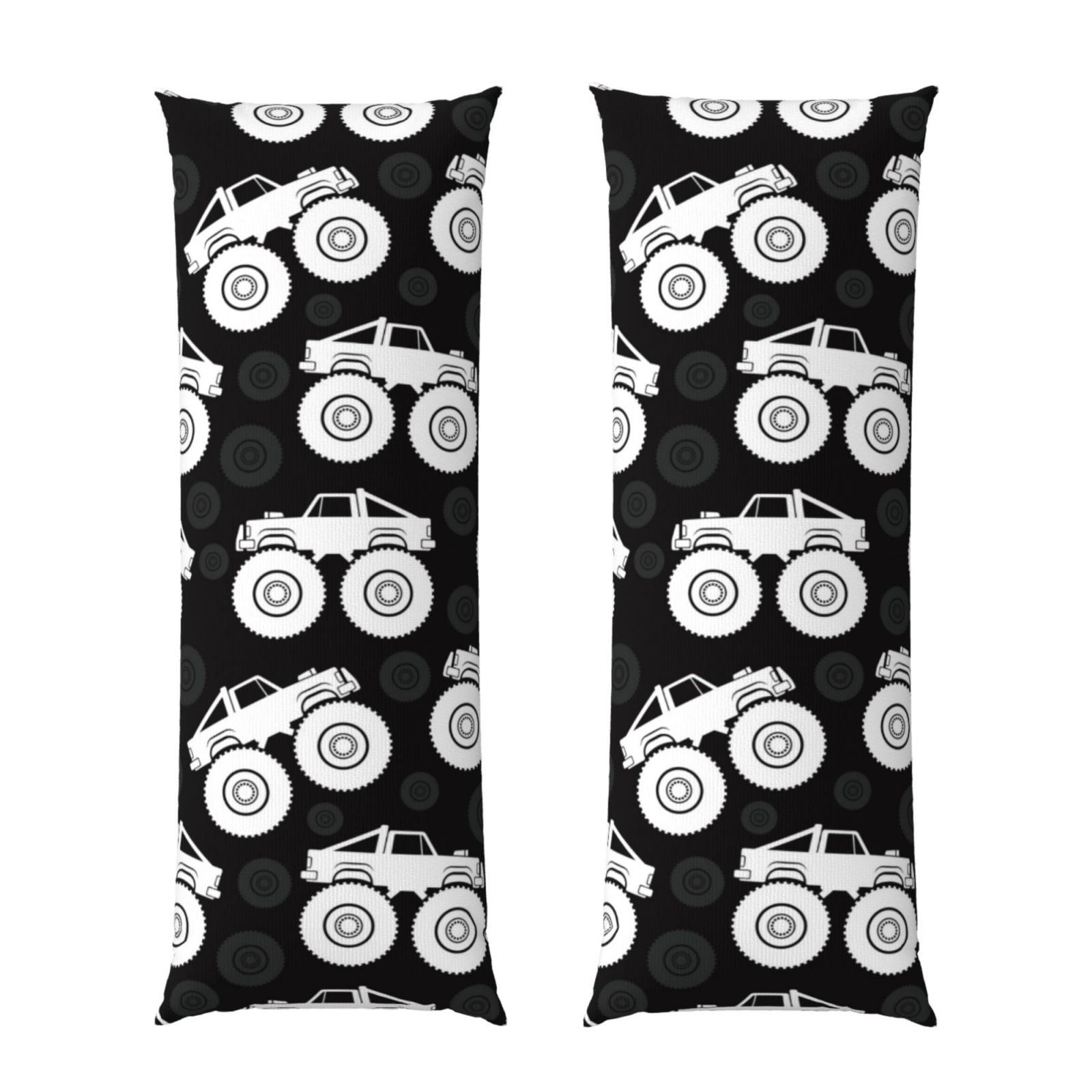 Naloa Cool Car Super Soft 20x60 Body Pillow Case,Long Side Hidden Zipper（PILLOWS ARE NOT INCLUDED）