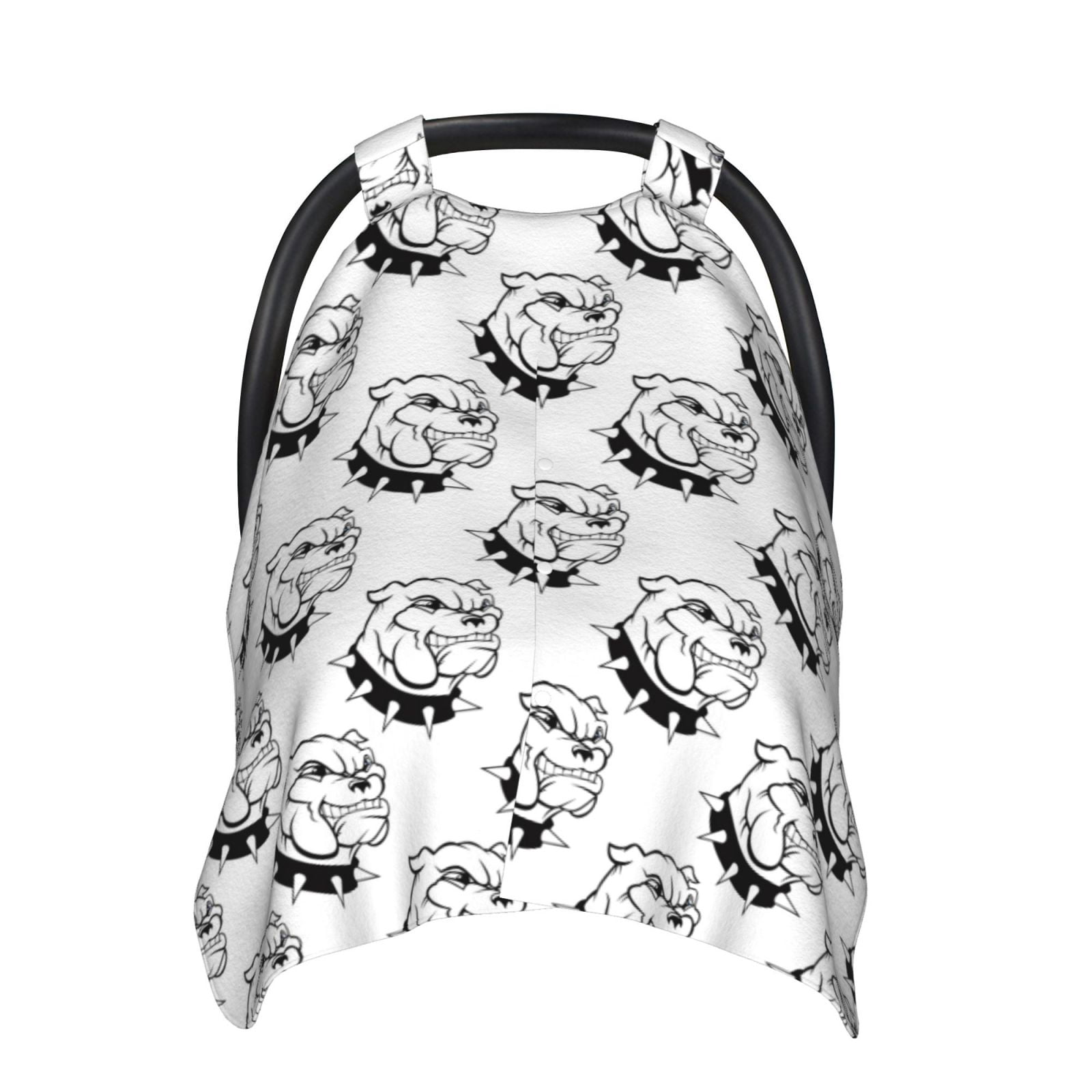 Naloa Cool Dog Baby Car Seat Cover, Breathable Baby Carrier Cover, Multiuse Baby Carrier Cover & Nursing Breastfeeding Cover