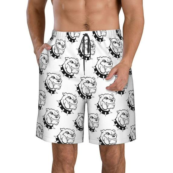 Naloa Cool Dog Men's Beach Shorts, Surfing shorts, Swim trunks, Quick Dry Swim Trunks for Surfing Beach Fun - XX-Large