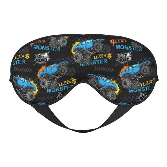 Naloa Cool Off-Road Vehicle Print Sleep Mask for Sleeper, Light Blocking Sleeping Eye Mask for Women Men, Eye Shade with Adjustable Strap for Travel, Nap,Meditation
