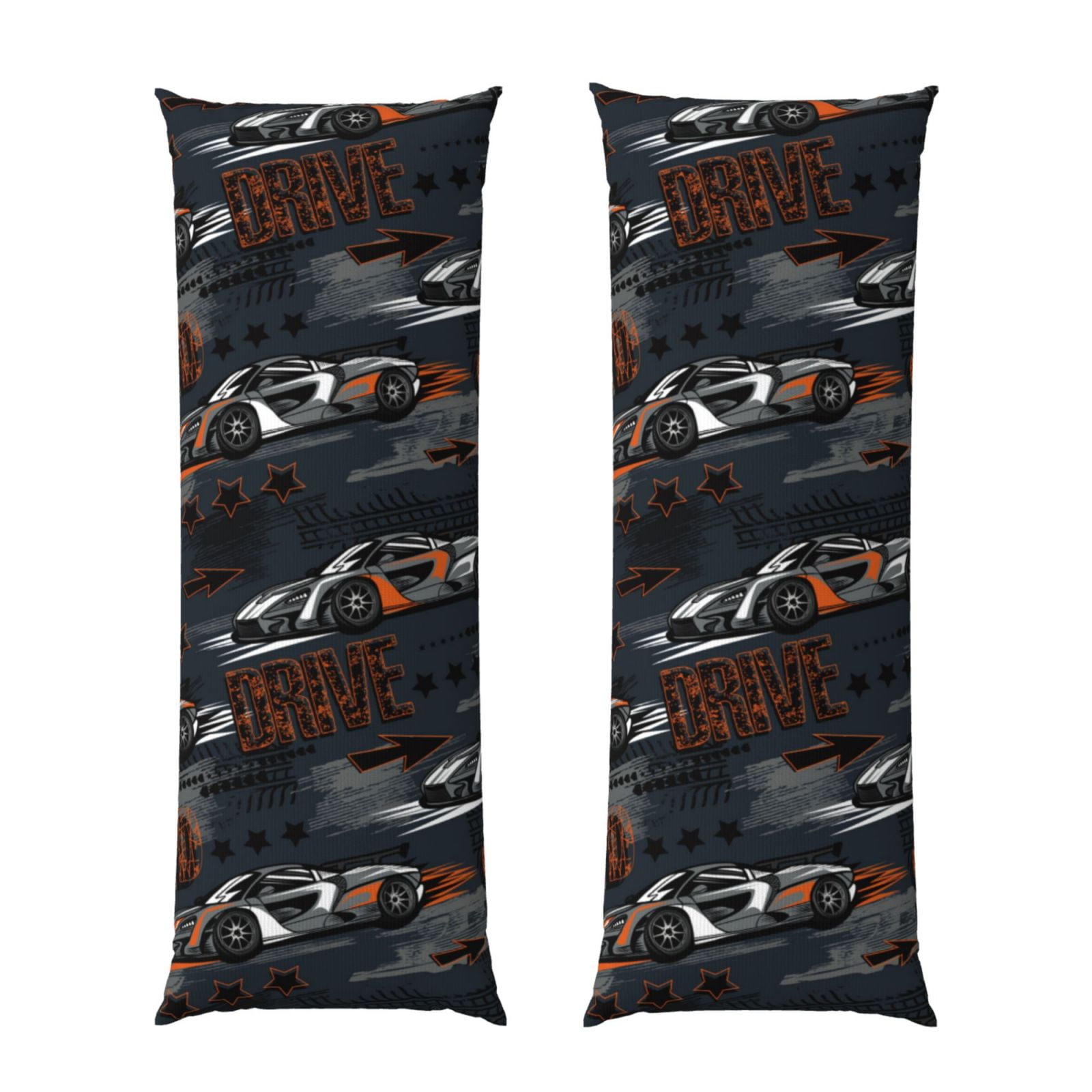 Naloa Cool Sports Car Super Soft 20x60 Body Pillow Case,Long Side Hidden Zipper（PILLOWS ARE NOT INCLUDED）