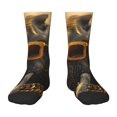 thumbnail image 1 of Naloa Cool Sunglasses Elephant Art Kids Socks Unisex Kids and Toddlers' Crew Socks, ,1 Pairs, 1 of 5