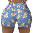 thumbnail image 1 of Naloa Corgi Biker Shorts for Women Seamless Scrunch Short Women’s Yoga Shorts for Gym Running Sport Shorts - XX-Large, 1 of 9