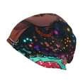 thumbnail image 1 of Naloa Cosmic Garden Woman Portrait Beanie for Men Women Knitted Unisex Winter Hat Beanies Cap Knit Cuffed Beanies Hats, 1 of 7
