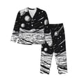 thumbnail image 1 of Naloa Cosmic Landscape Celestial Art Pajamas for Women Set, Womens Pajama Sets, Lounge Sets for Women, 2pjs for Women-Medium, 1 of 7