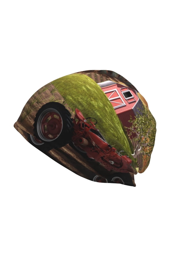 Country Farm Morning Rooster Beanie for Men Women Knitted Unisex Winter Hat Beanies Cap Knit Cuffed Beanies Hats