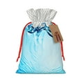 thumbnail image 1 of Naloa Crystal Clear Water Splash Drawstring Christmas Bags, 3D Xmas Gift Bags, Christmas Wrapping Bags, Xmas Goodie Bags, Treat Pouch Bags, Party Favor Bags-Medium, 1 of 9
