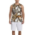 thumbnail image 1 of Naloa Cut Cats Basketball Jersey Reversible Men's Mesh Athletic Sports Shirts Training Practice S-4XL4X-Large, 1 of 6