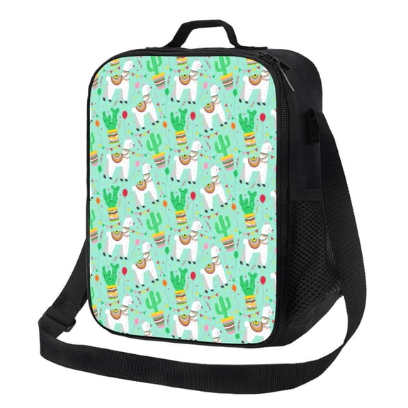 Naloa Cute Alpaca 1 Lunch box Lunch bag for men women Large capacity Lunchbox Insulated Lunch bag Lunch box cooler