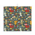 thumbnail image 1 of Naloa Cute Animal Forest Dish Drying Mat for Kitchen Counter, Heat Resistant Drainer Mats, Absorbent Draining Mat,Dish Rack Pad,16"x18", 1 of 8