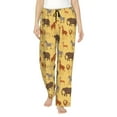 thumbnail image 1 of Naloa Cute Animals Print Women’s Ultra-Soft Comfy Pajama Lounge Pants with Pockets & Drawstring, 1 of 8