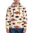 thumbnail image 1 of Naloa Cute Armadillo1 Men's Casual Hooded Collar Drawstring Hoodies Pullover Sweatshirts Casual Long Sleeve Shirts-4X-Large, 1 of 7