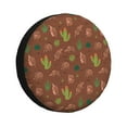 thumbnail image 1 of Naloa Cute Armadillos PVC Leather Spare Tire Wheel Cover Spare Tire Cover, for Car Truck SUV Camper Trailer Universal Fit(14-17in)-17 inch, 1 of 6