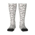 thumbnail image 1 of Naloa Cute Baseball Thigh High Socks Extra Long Stretchy Sock Women Over Knee High Opaque Stocking Daily Wear, 1 of 6