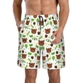 thumbnail image 1 of Naloa Cute Bear Men's Beach Shorts, Surfing shorts, Swim trunks, Quick Dry Swim Trunks for Surfing Beach Fun - Medium, 1 of 9