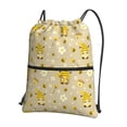 thumbnail image 1 of Naloa Cute Bee Gnomes Drawstring Backpack String Bag Cinch Water Resistant for Gym Shopping Sport Yoga, 1 of 6